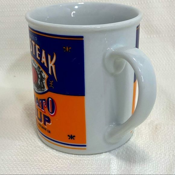 Campbell Soup 125th Anniversary Condensed Beef Steak Tomato Soup Coffee Mug - Picture 4 of 9